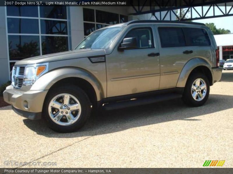 Light Khaki Metallic / Dark Khaki/Medium Khaki 2007 Dodge Nitro SLT