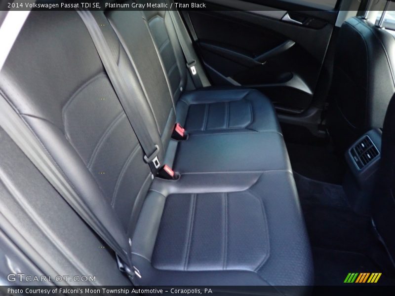 Platinum Gray Metallic / Titan Black 2014 Volkswagen Passat TDI SE