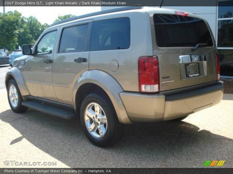 Light Khaki Metallic / Dark Khaki/Medium Khaki 2007 Dodge Nitro SLT