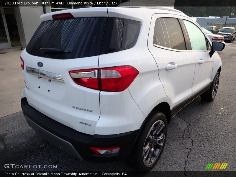 Diamond White / Ebony Black 2020 Ford EcoSport Titanium 4WD