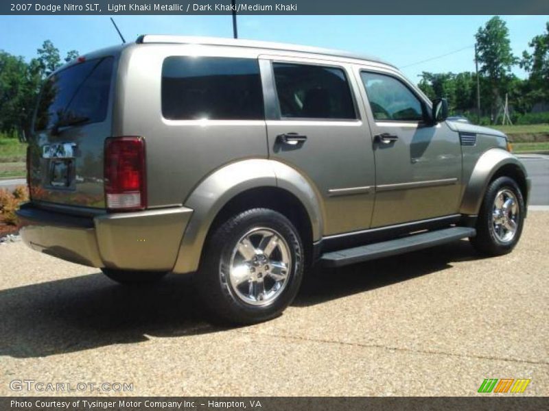 Light Khaki Metallic / Dark Khaki/Medium Khaki 2007 Dodge Nitro SLT