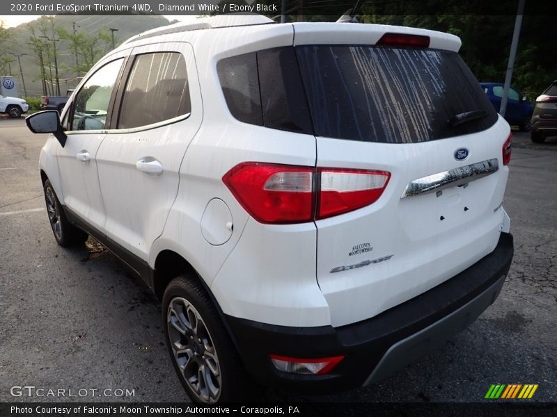 Diamond White / Ebony Black 2020 Ford EcoSport Titanium 4WD
