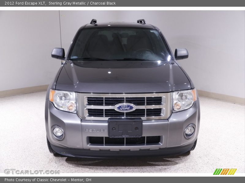 Sterling Gray Metallic / Charcoal Black 2012 Ford Escape XLT