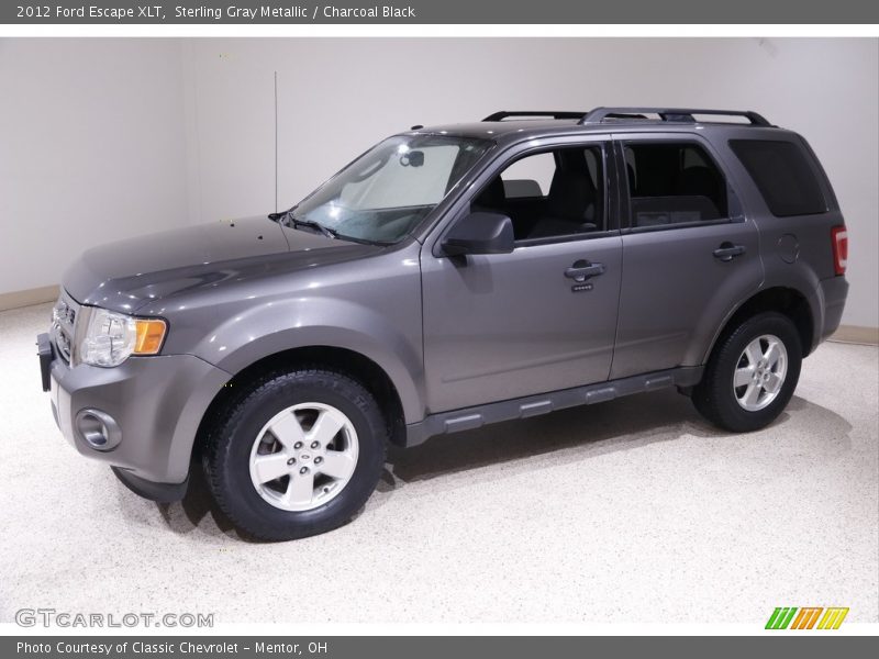 Sterling Gray Metallic / Charcoal Black 2012 Ford Escape XLT