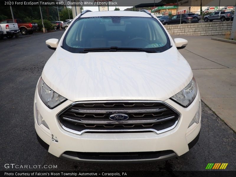 Diamond White / Ebony Black 2020 Ford EcoSport Titanium 4WD