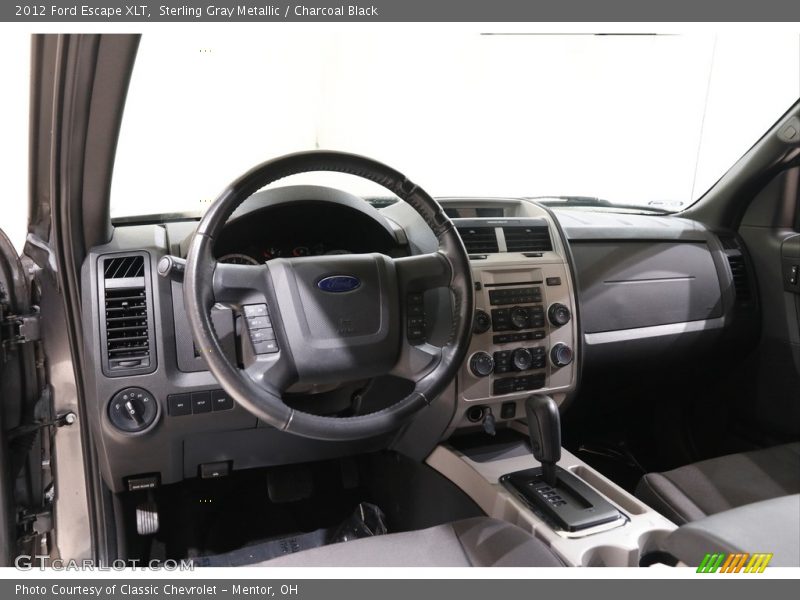 Sterling Gray Metallic / Charcoal Black 2012 Ford Escape XLT