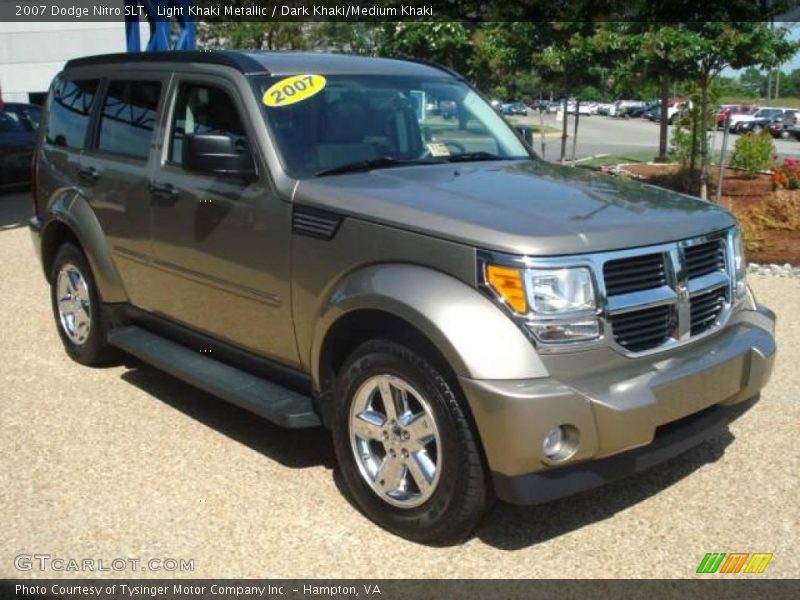 Light Khaki Metallic / Dark Khaki/Medium Khaki 2007 Dodge Nitro SLT