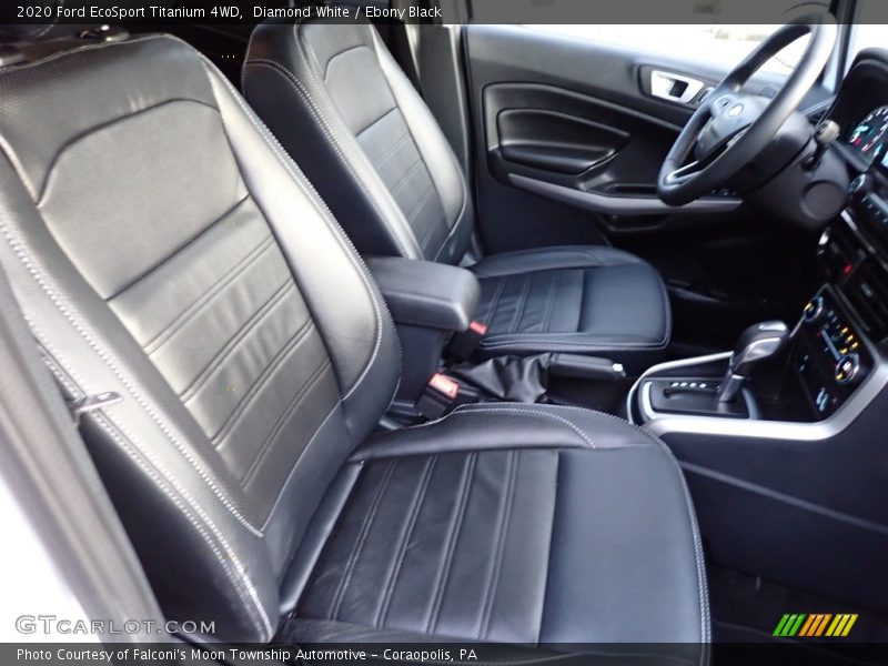 Diamond White / Ebony Black 2020 Ford EcoSport Titanium 4WD
