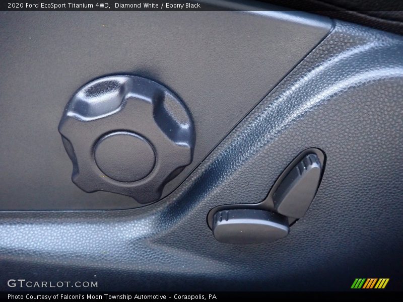 Diamond White / Ebony Black 2020 Ford EcoSport Titanium 4WD