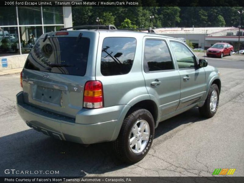 Titanium Green Metallic / Medium/Dark Pebble 2006 Ford Escape Limited