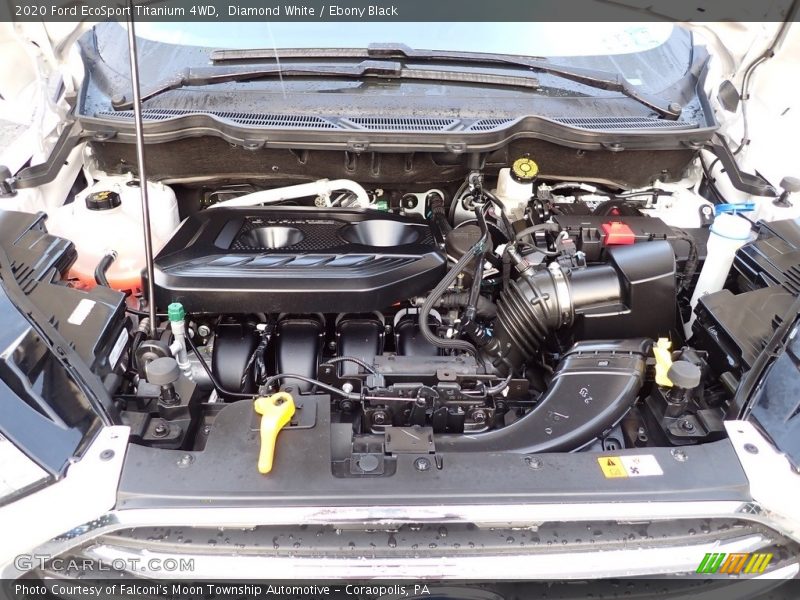 Diamond White / Ebony Black 2020 Ford EcoSport Titanium 4WD