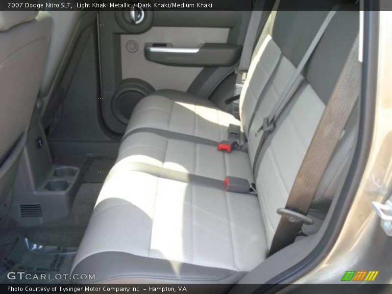 Light Khaki Metallic / Dark Khaki/Medium Khaki 2007 Dodge Nitro SLT