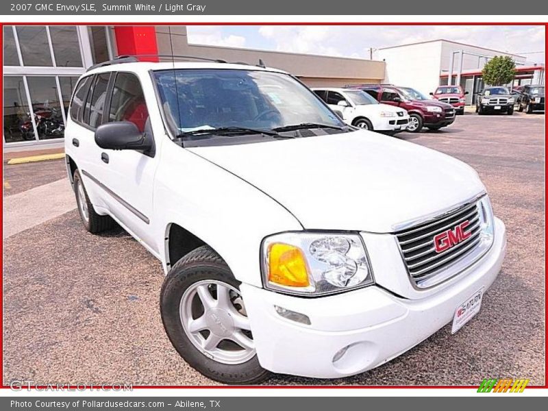 Summit White / Light Gray 2007 GMC Envoy SLE