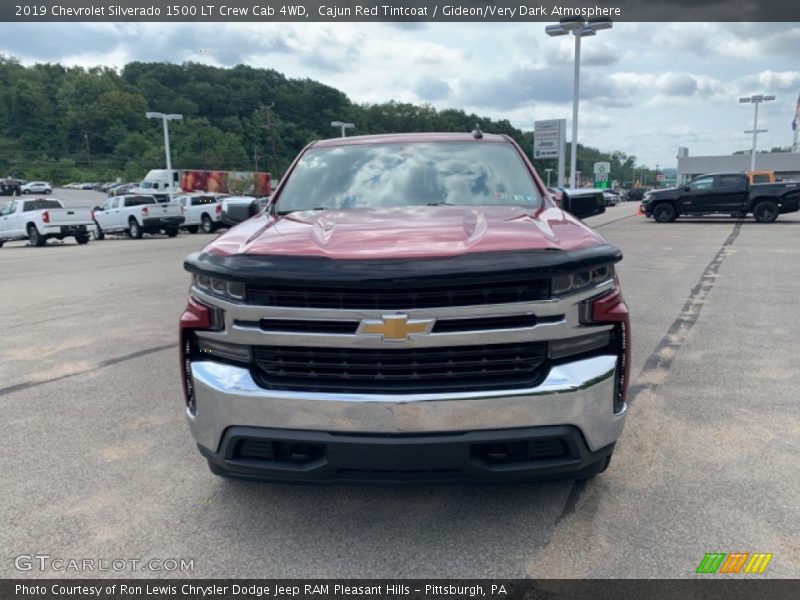 Cajun Red Tintcoat / Gideon/Very Dark Atmosphere 2019 Chevrolet Silverado 1500 LT Crew Cab 4WD