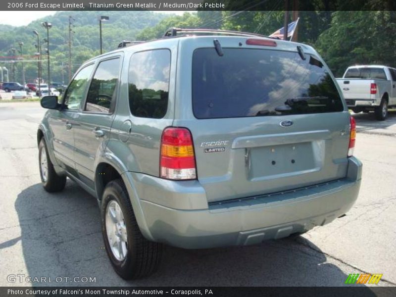 Titanium Green Metallic / Medium/Dark Pebble 2006 Ford Escape Limited