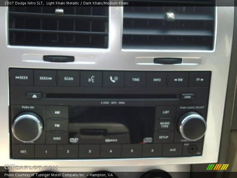 Light Khaki Metallic / Dark Khaki/Medium Khaki 2007 Dodge Nitro SLT