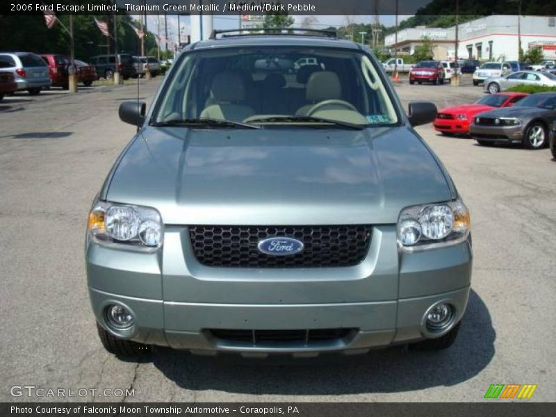 Titanium Green Metallic / Medium/Dark Pebble 2006 Ford Escape Limited