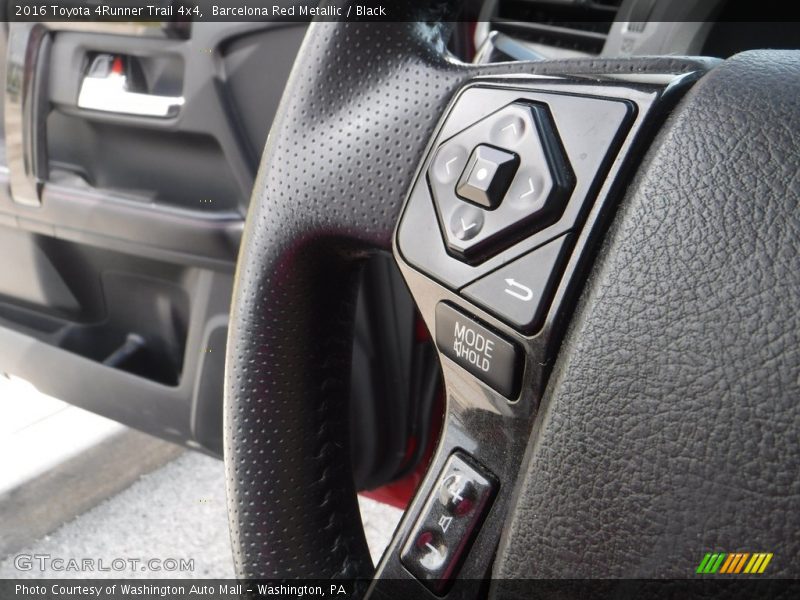 Barcelona Red Metallic / Black 2016 Toyota 4Runner Trail 4x4
