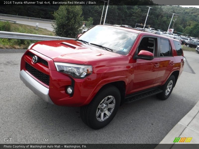 Barcelona Red Metallic / Black 2016 Toyota 4Runner Trail 4x4