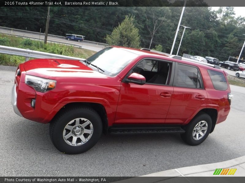 Barcelona Red Metallic / Black 2016 Toyota 4Runner Trail 4x4