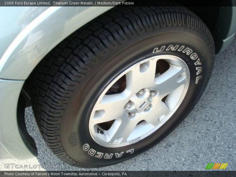 Titanium Green Metallic / Medium/Dark Pebble 2006 Ford Escape Limited