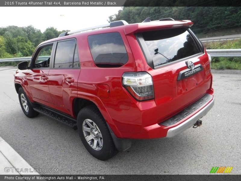 Barcelona Red Metallic / Black 2016 Toyota 4Runner Trail 4x4