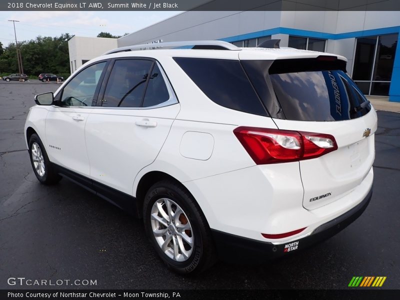Summit White / Jet Black 2018 Chevrolet Equinox LT AWD