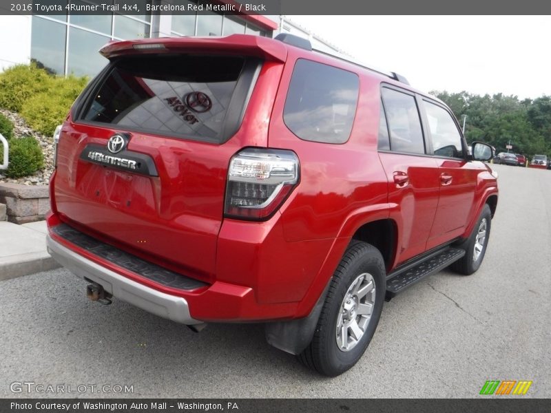 Barcelona Red Metallic / Black 2016 Toyota 4Runner Trail 4x4