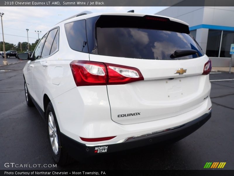 Summit White / Jet Black 2018 Chevrolet Equinox LT AWD