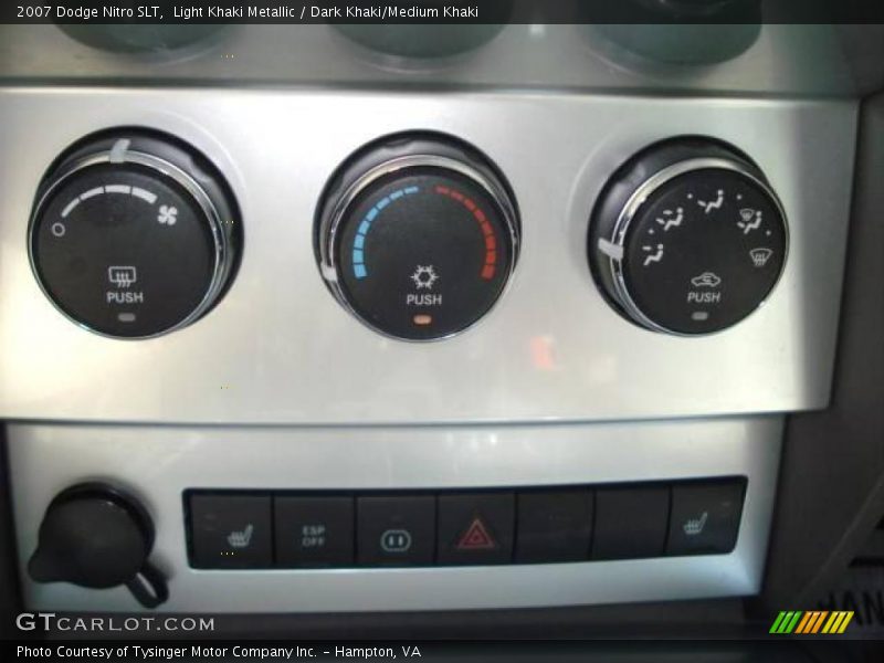 Light Khaki Metallic / Dark Khaki/Medium Khaki 2007 Dodge Nitro SLT