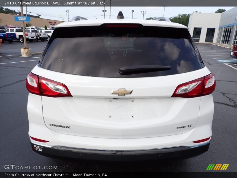 Summit White / Jet Black 2018 Chevrolet Equinox LT AWD