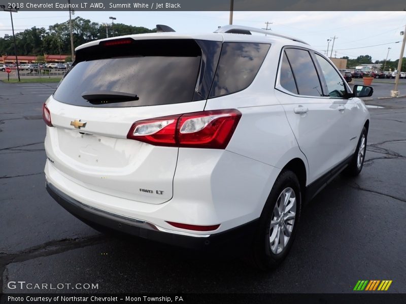 Summit White / Jet Black 2018 Chevrolet Equinox LT AWD