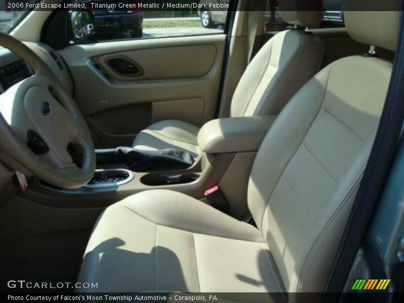 Titanium Green Metallic / Medium/Dark Pebble 2006 Ford Escape Limited