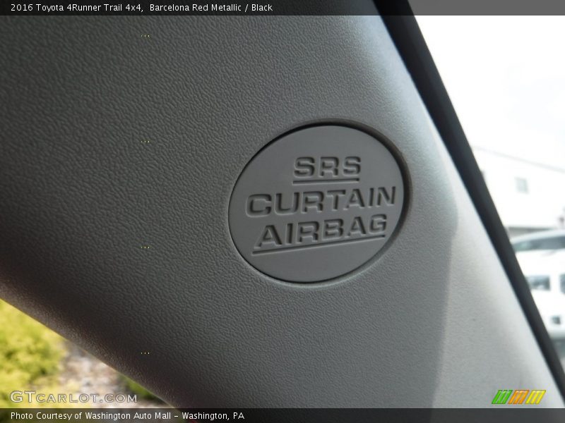 Barcelona Red Metallic / Black 2016 Toyota 4Runner Trail 4x4