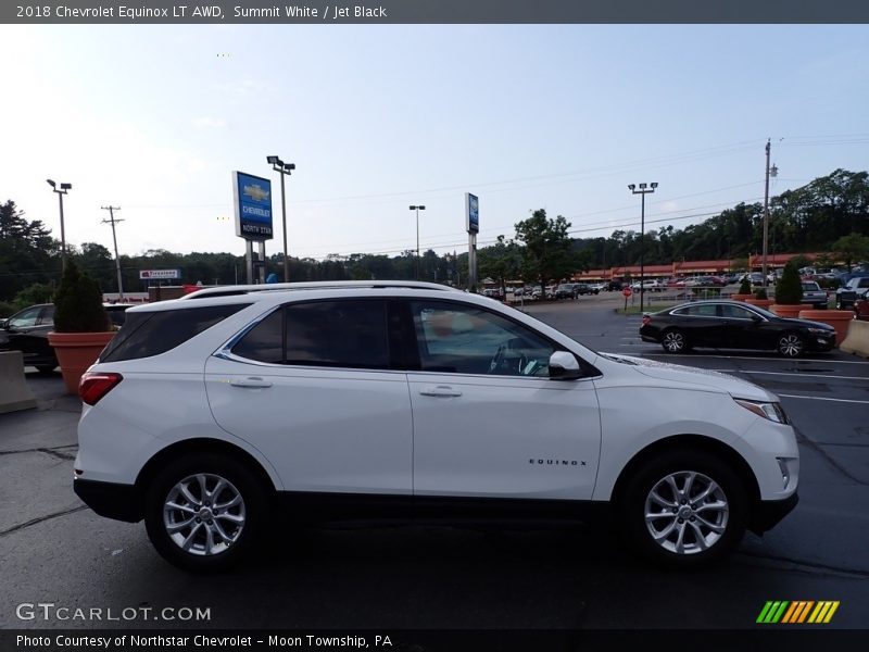 Summit White / Jet Black 2018 Chevrolet Equinox LT AWD