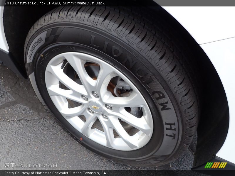 Summit White / Jet Black 2018 Chevrolet Equinox LT AWD