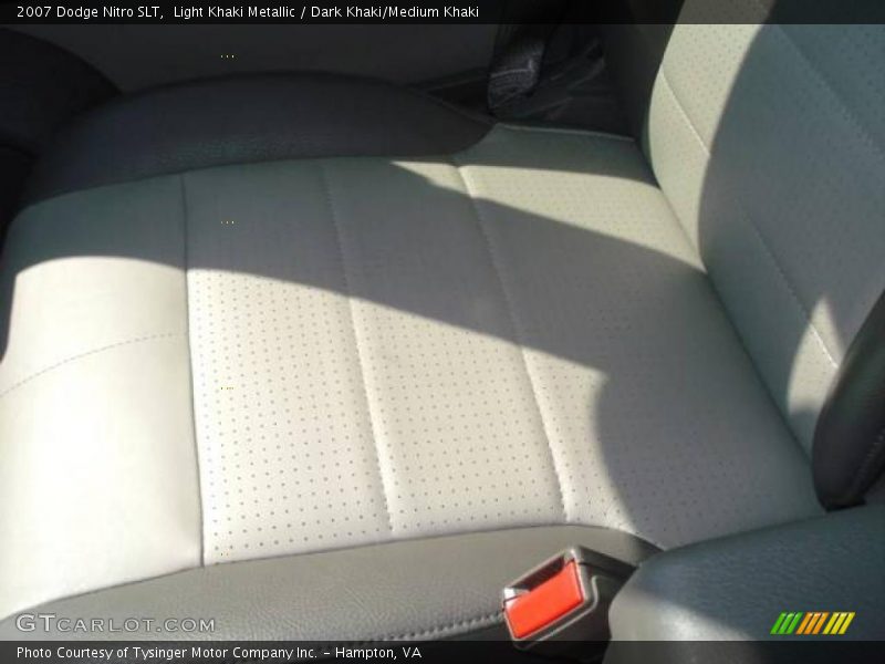 Light Khaki Metallic / Dark Khaki/Medium Khaki 2007 Dodge Nitro SLT