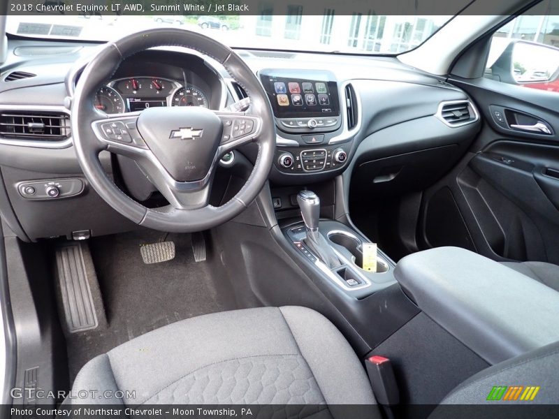 Summit White / Jet Black 2018 Chevrolet Equinox LT AWD