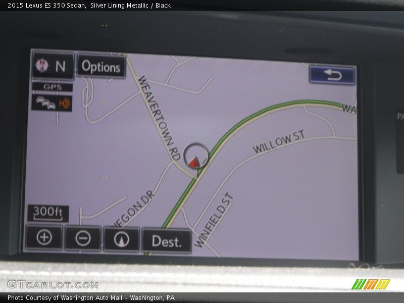 Navigation of 2015 ES 350 Sedan