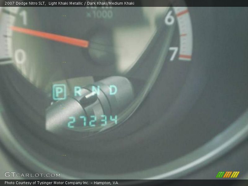 Light Khaki Metallic / Dark Khaki/Medium Khaki 2007 Dodge Nitro SLT