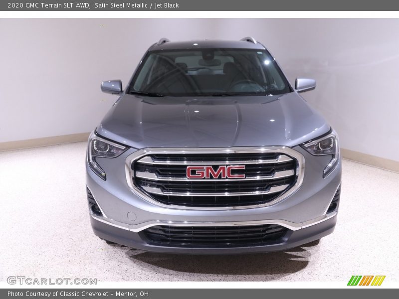 Satin Steel Metallic / Jet Black 2020 GMC Terrain SLT AWD