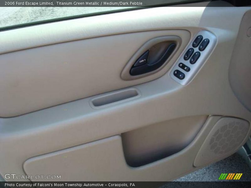 Titanium Green Metallic / Medium/Dark Pebble 2006 Ford Escape Limited