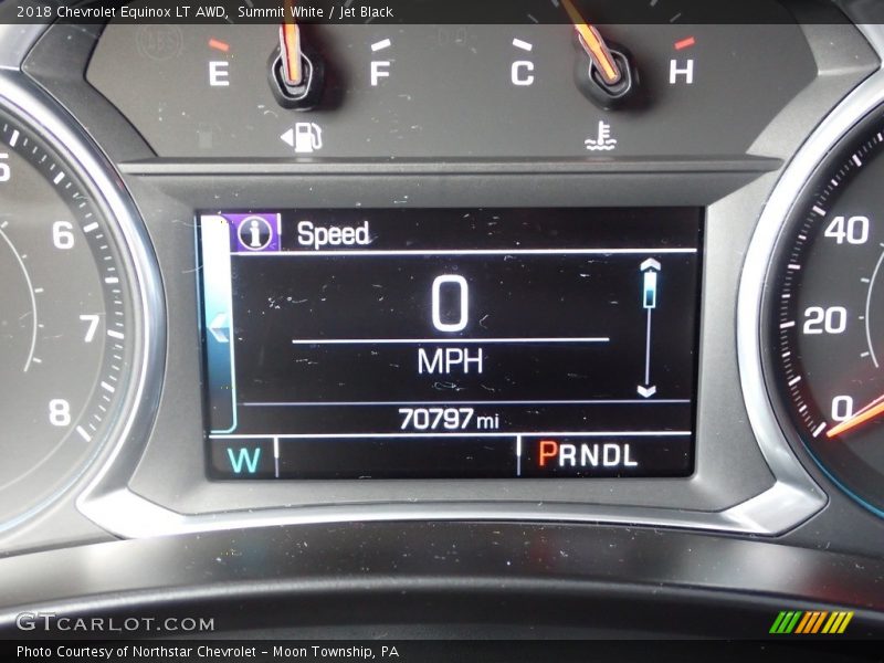 Summit White / Jet Black 2018 Chevrolet Equinox LT AWD