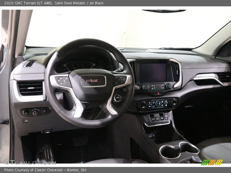 Satin Steel Metallic / Jet Black 2020 GMC Terrain SLT AWD