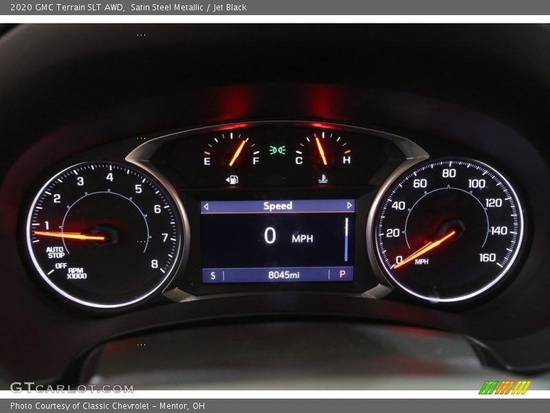 Satin Steel Metallic / Jet Black 2020 GMC Terrain SLT AWD