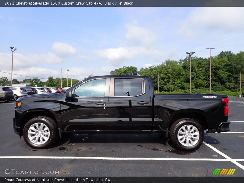  2021 Silverado 1500 Custom Crew Cab 4x4 Black