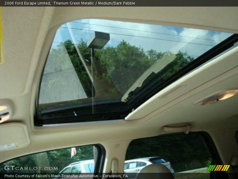 Titanium Green Metallic / Medium/Dark Pebble 2006 Ford Escape Limited