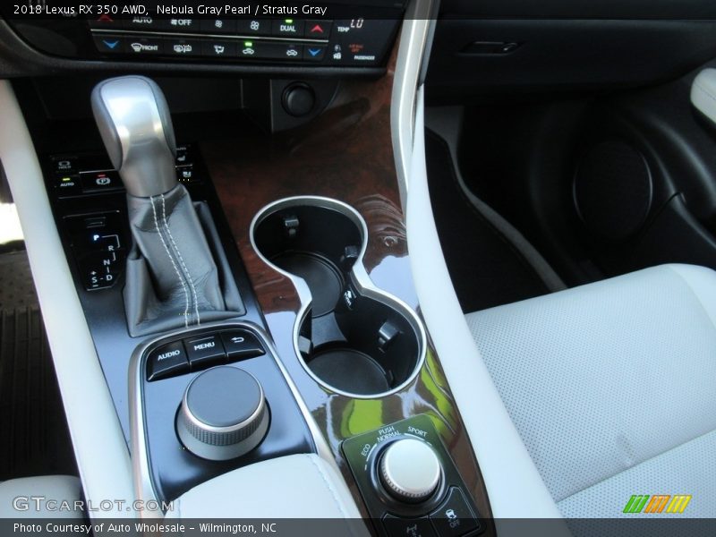 Nebula Gray Pearl / Stratus Gray 2018 Lexus RX 350 AWD