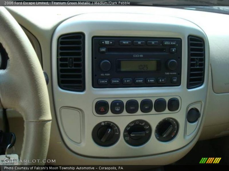 Titanium Green Metallic / Medium/Dark Pebble 2006 Ford Escape Limited