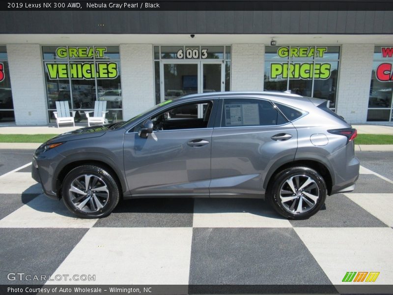 Nebula Gray Pearl / Black 2019 Lexus NX 300 AWD